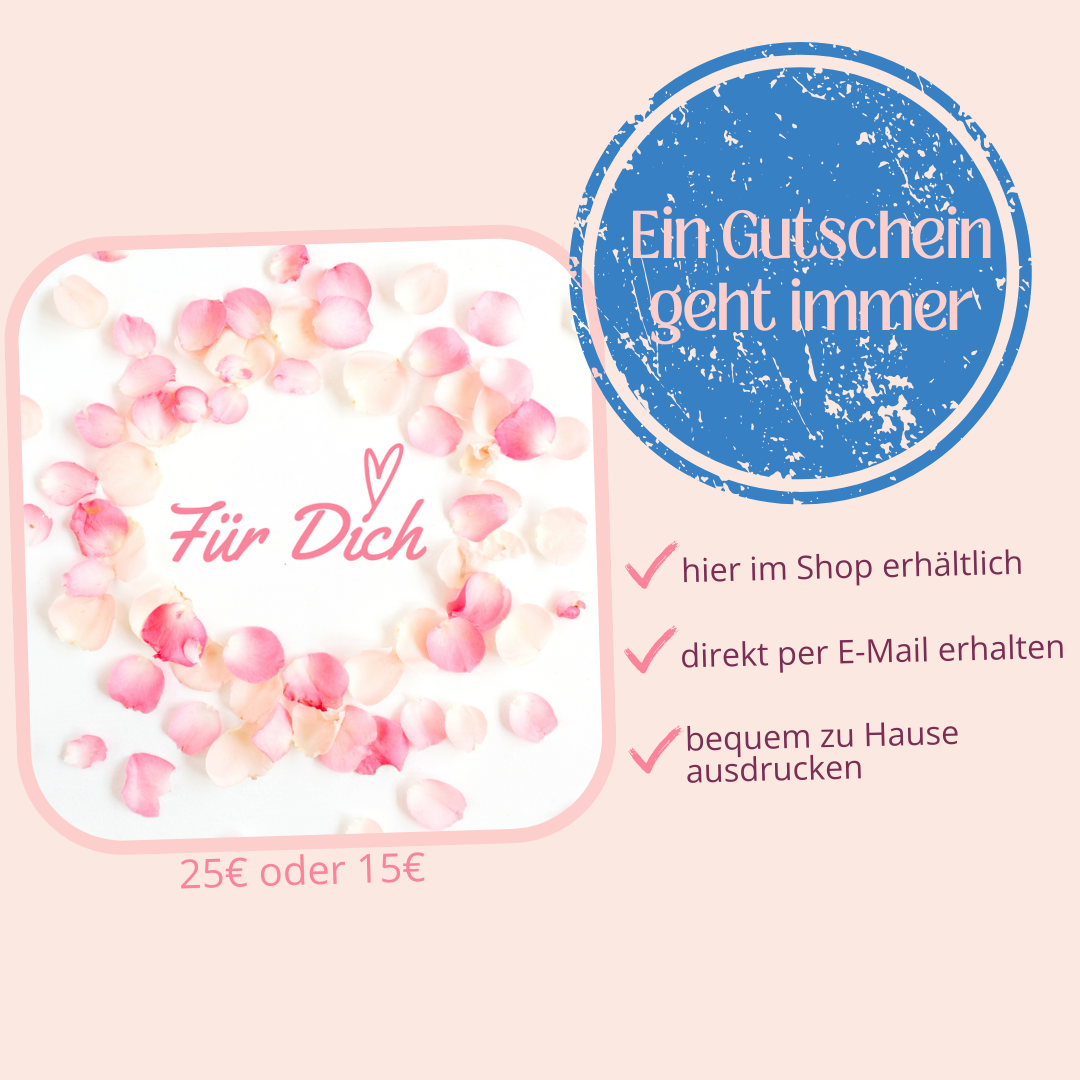 Sichere dir deinen digitalen Gutschein im Wert von 15€ oder 25€ – direkt per E-Mail, hier im Shop erhältlich und sofort zuhause ausdruckbar. Jetzt schenken!